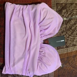 Lavender crop top